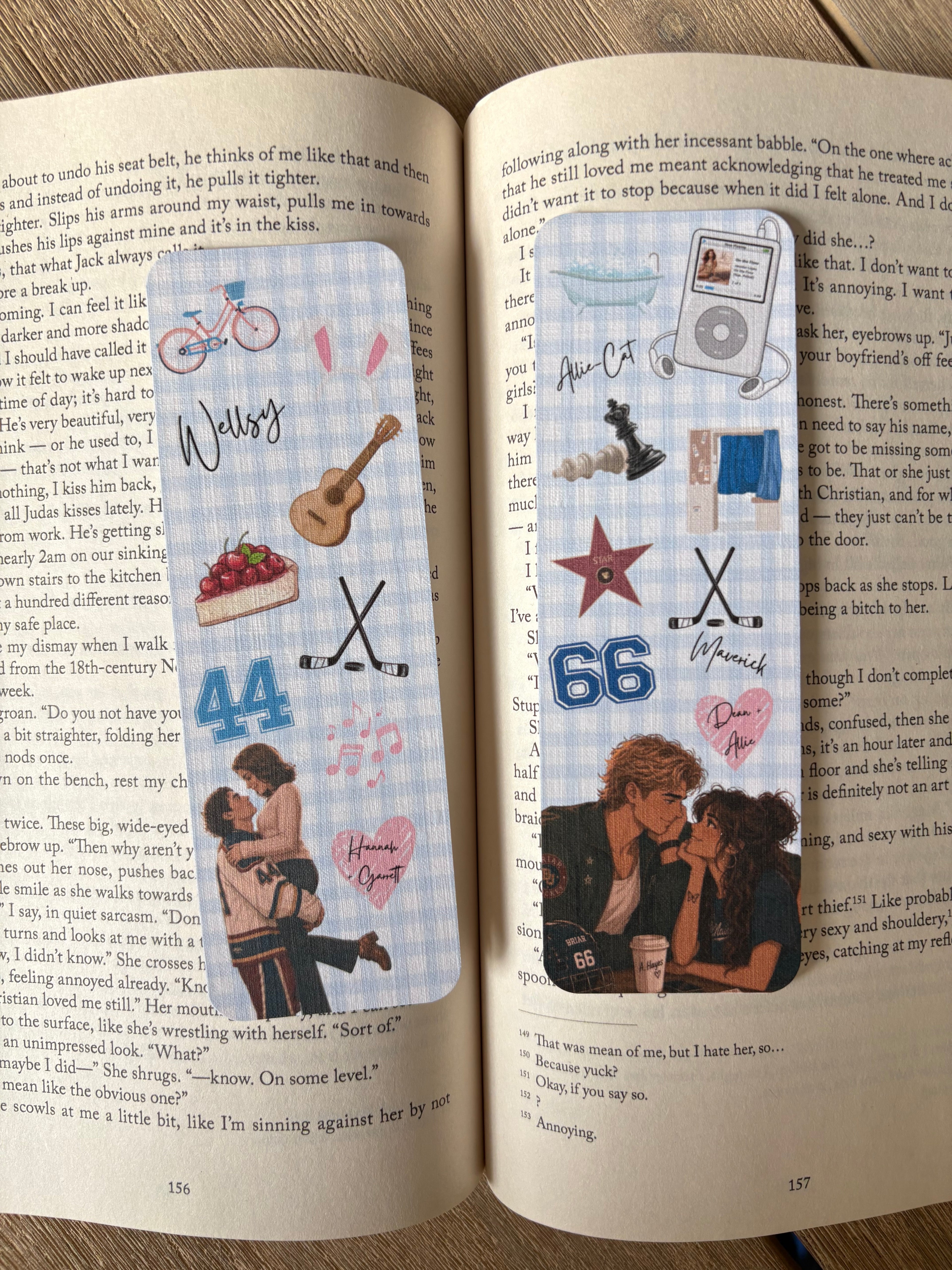 Off Campus The Deal, The Score Hockey Romance Bookmarks