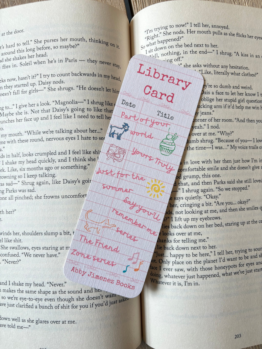Abby Jimenez Bookmarks