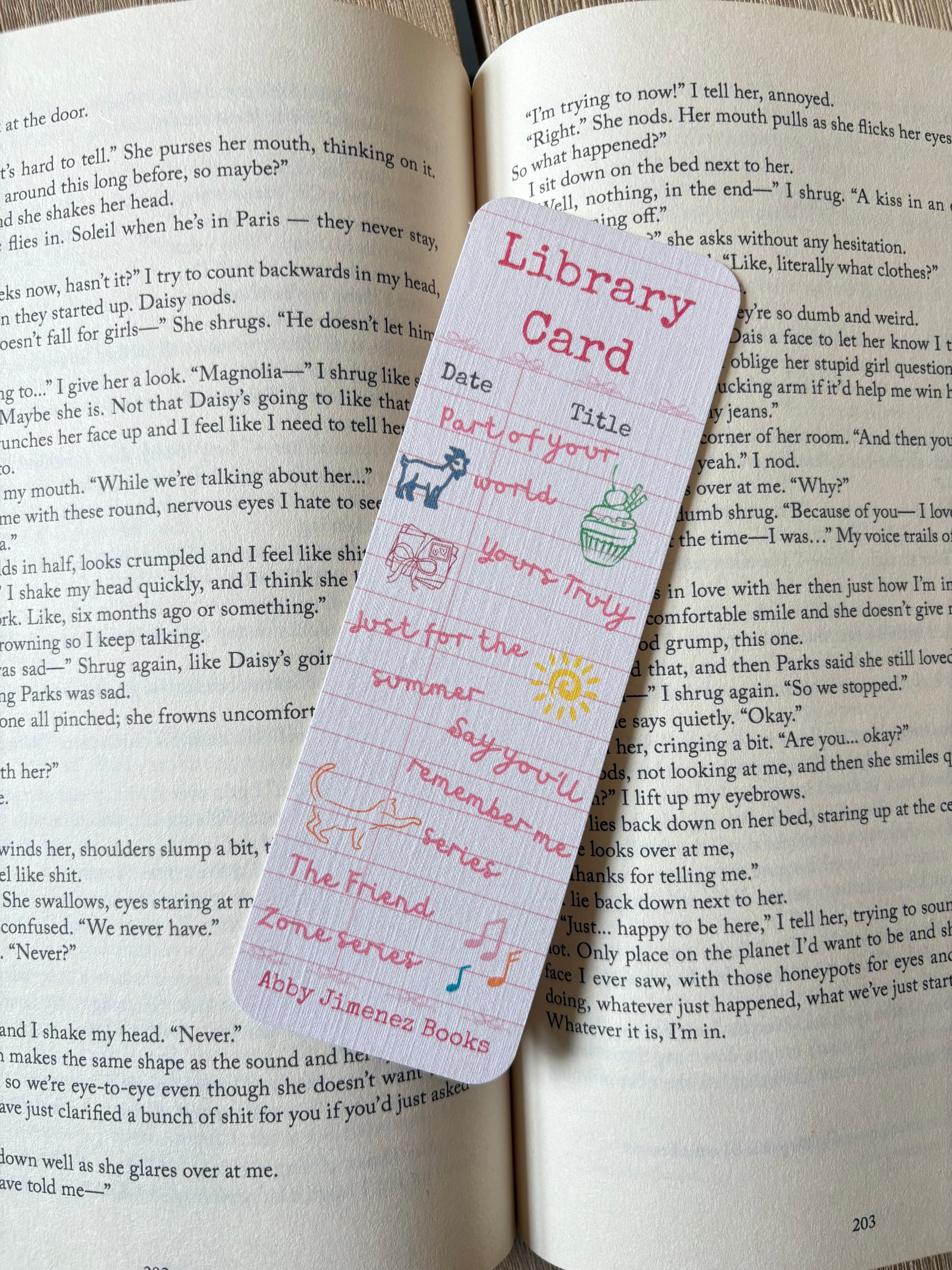 Abby Jimenez Bookmarks