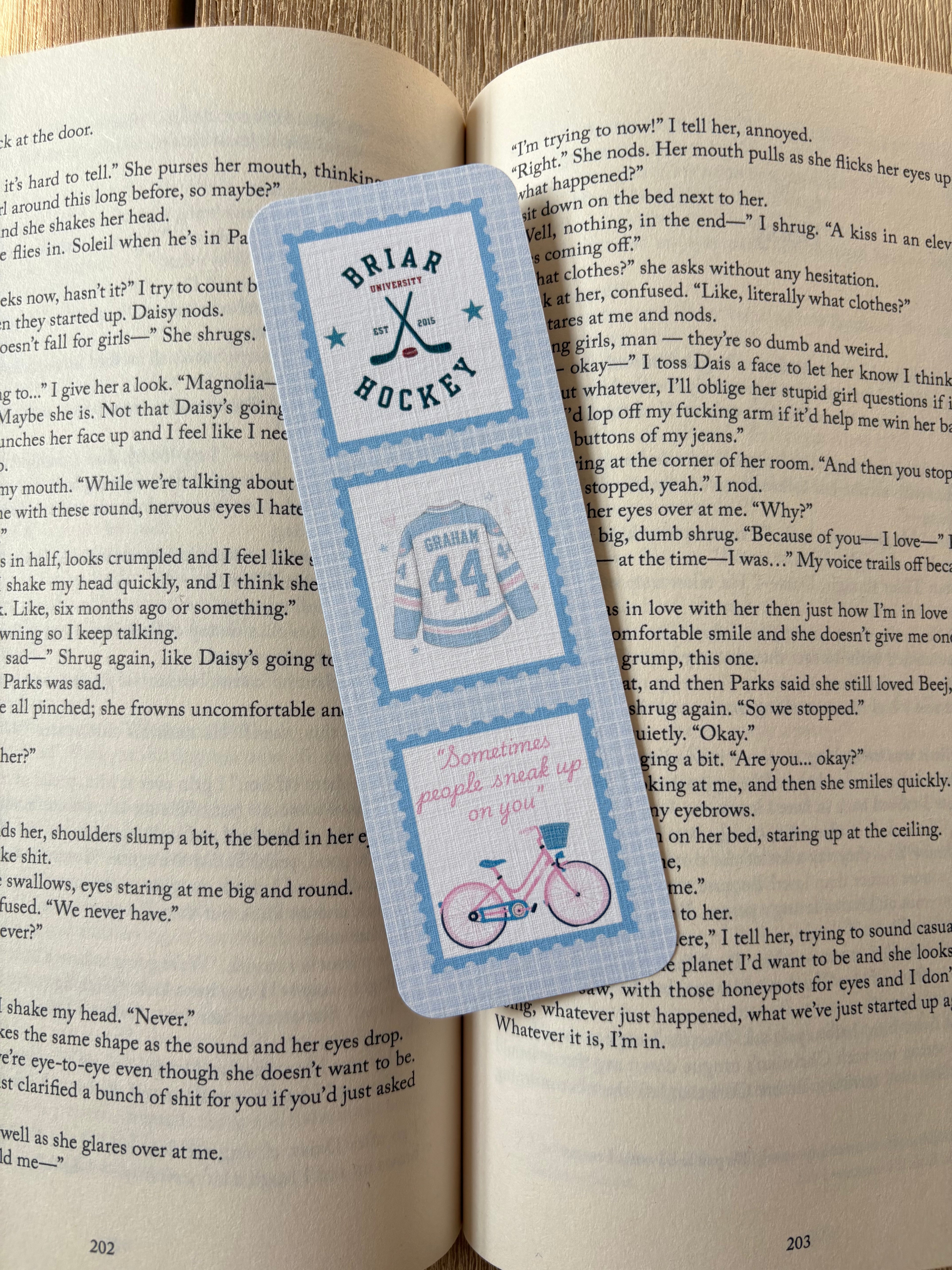 Off Campus Hockey Romance Bookmarks