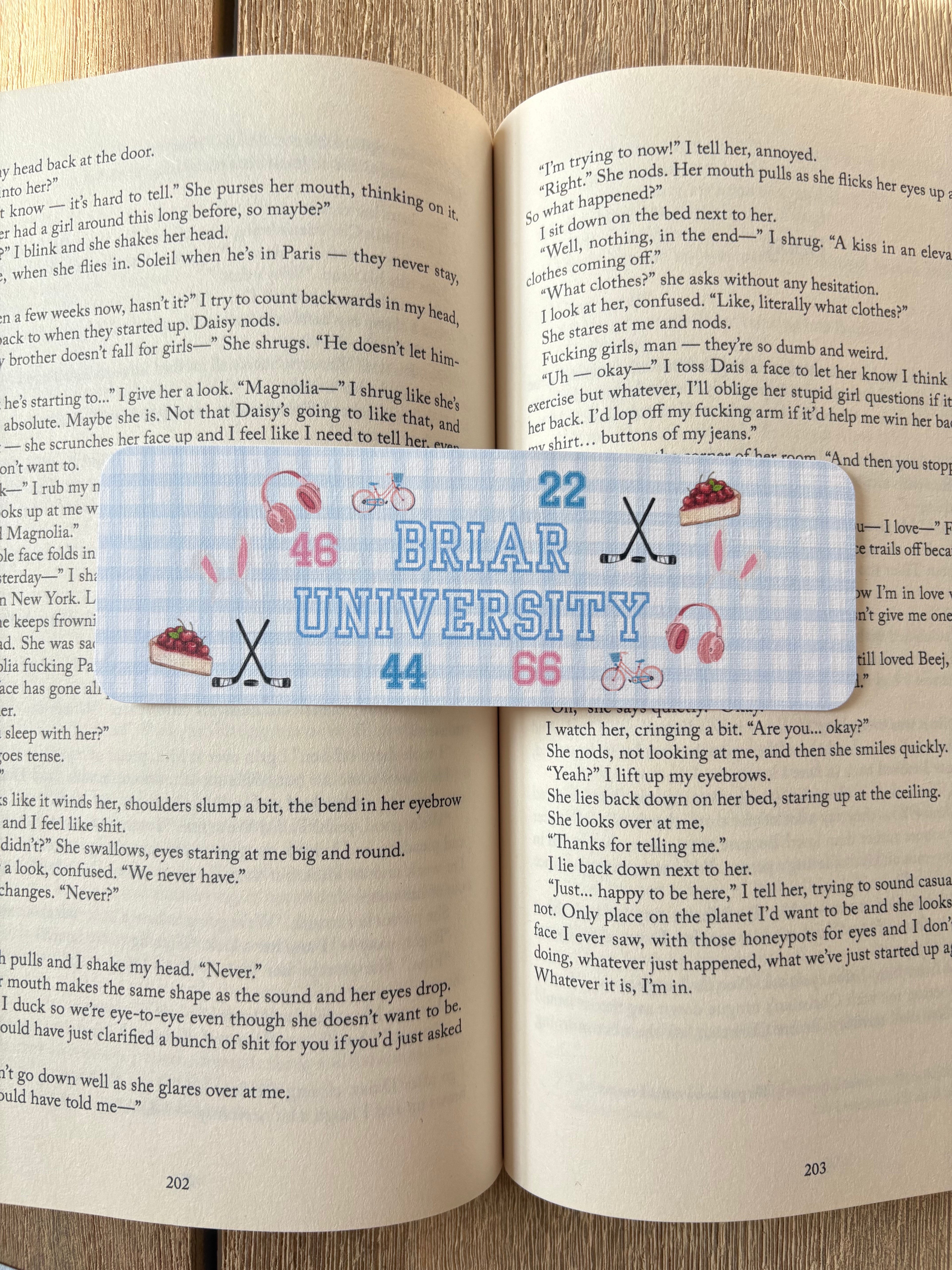 Off Campus Hockey Romance Bookmarks