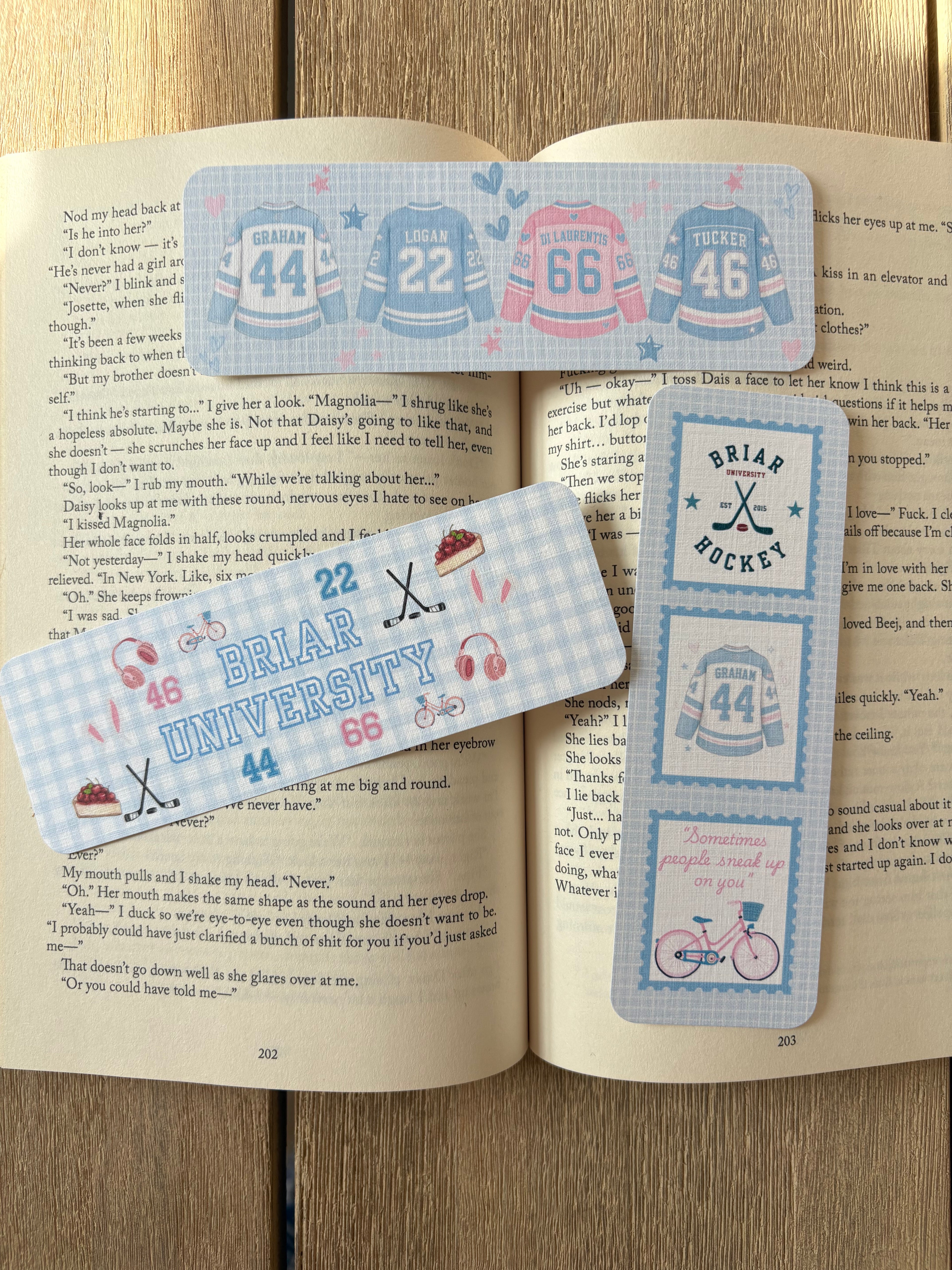 Off Campus Hockey Romance Bookmarks