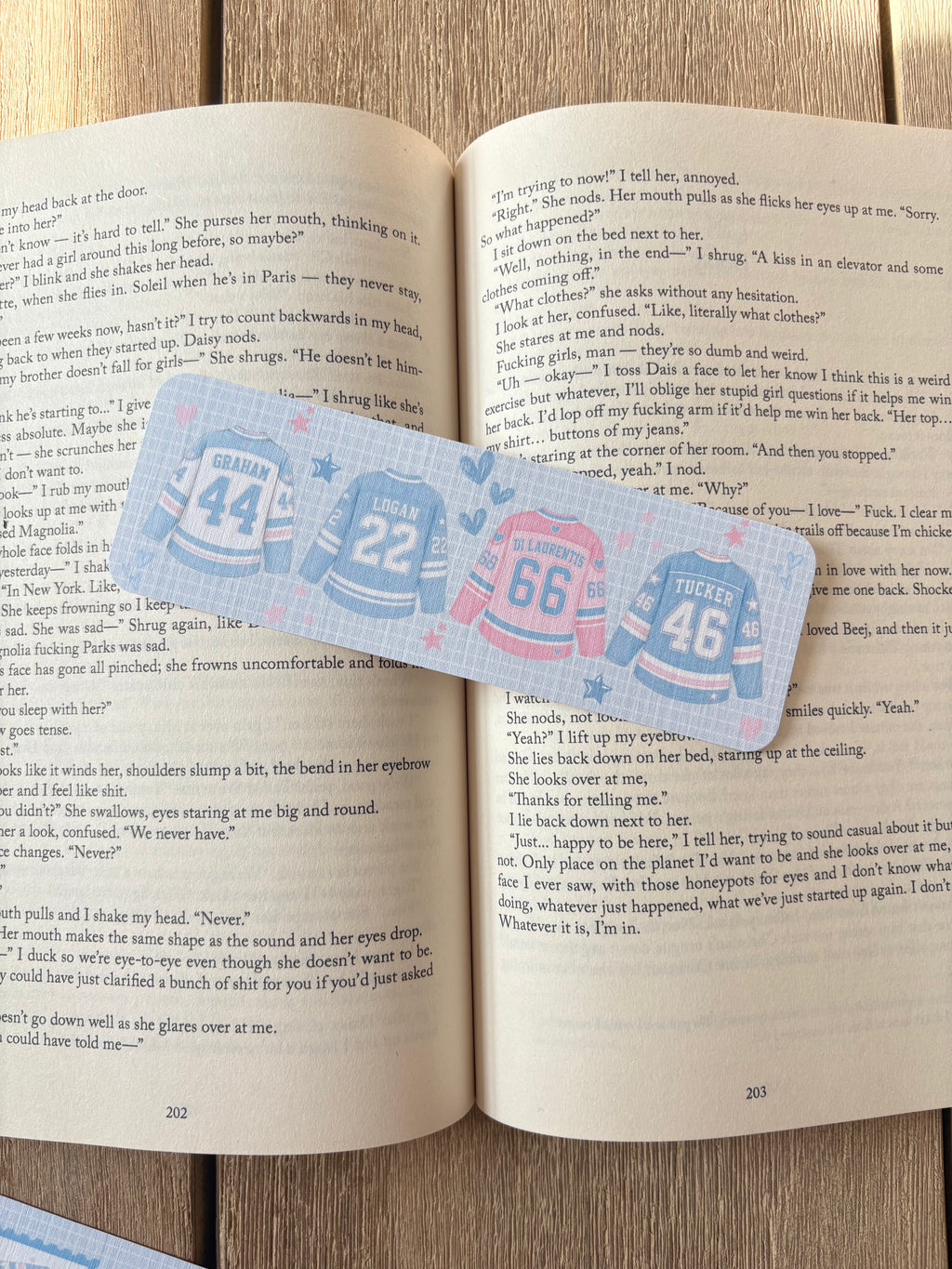 Off Campus Hockey Romance Bookmarks