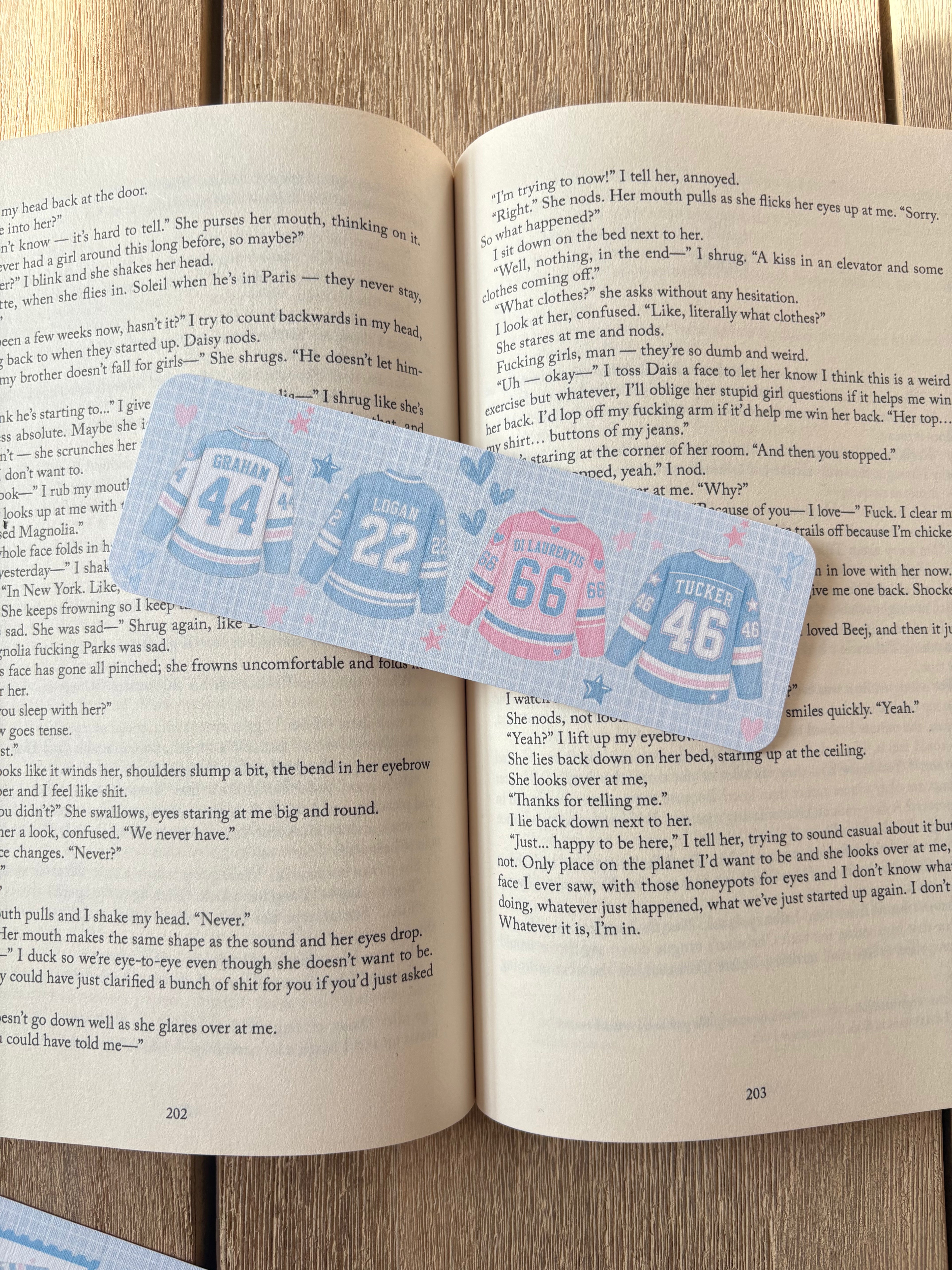 Off Campus Hockey Romance Bookmarks