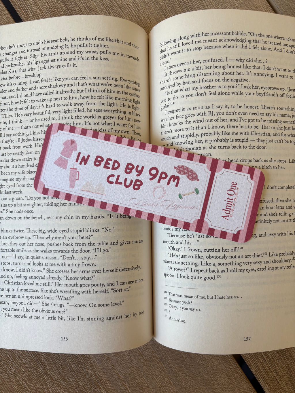 Selfcare & Selflove pink girly bookmarks