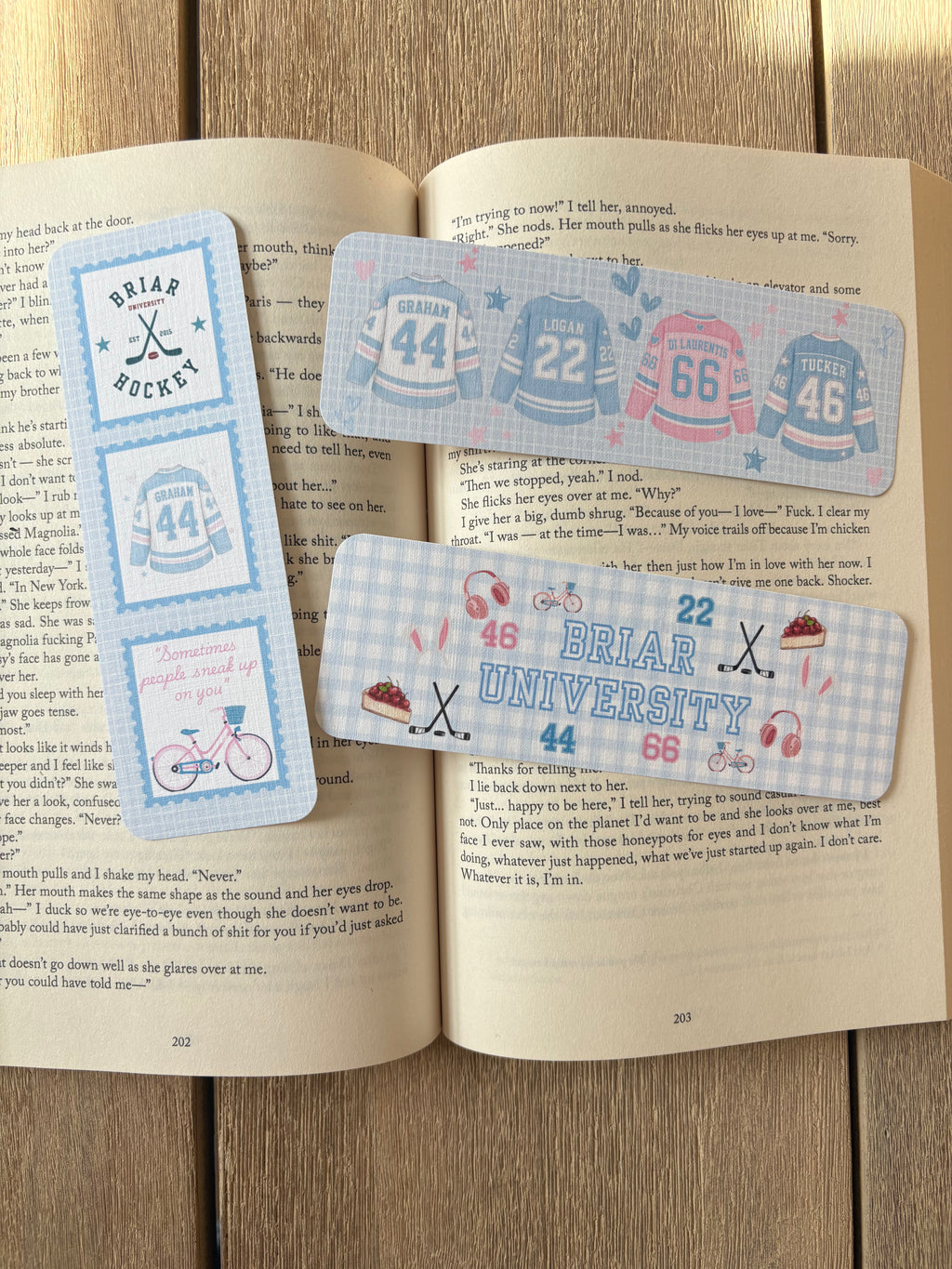 Off Campus Hockey Romance Bookmarks
