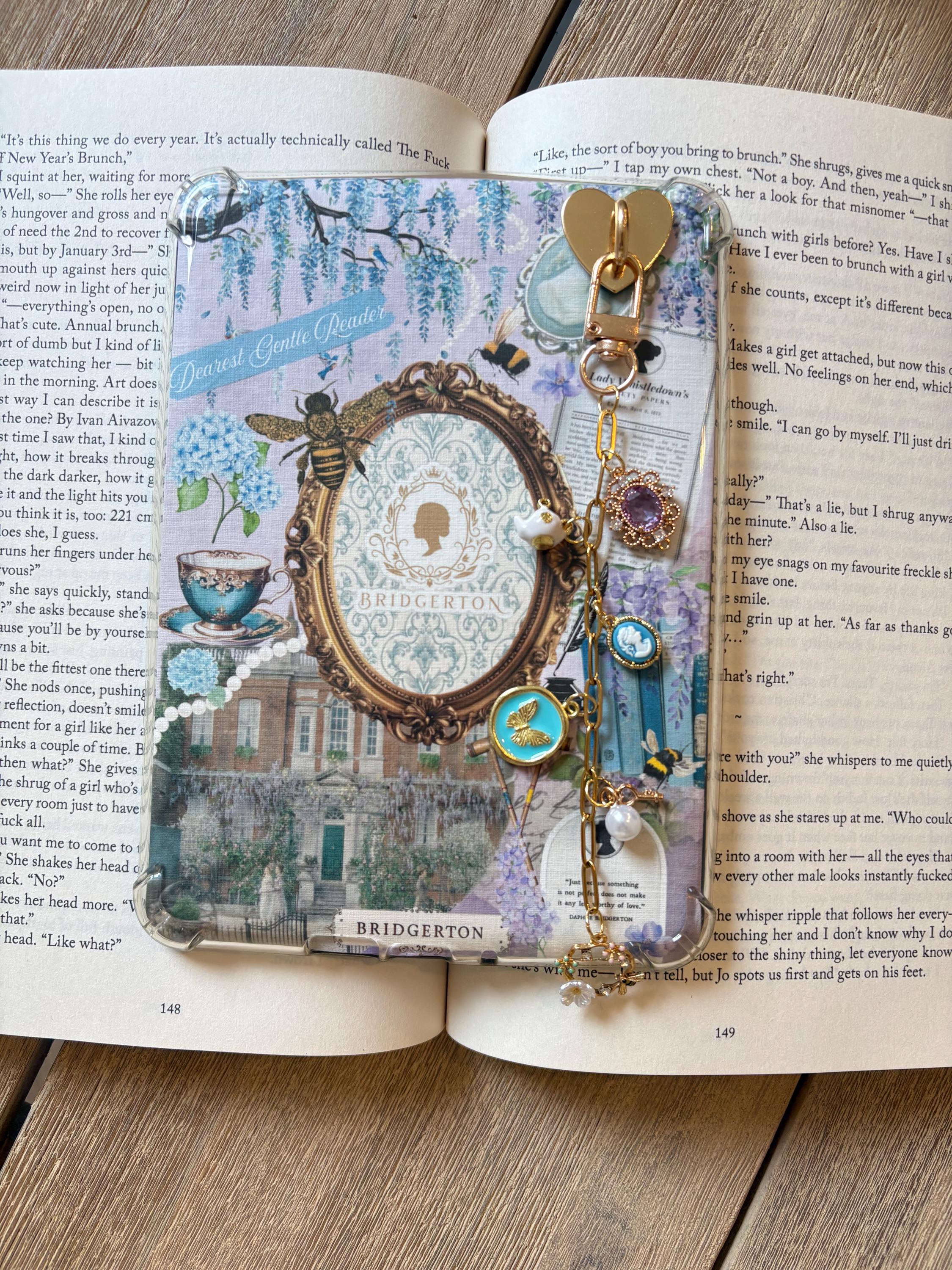 Bridgerton inspired Kindle Charm