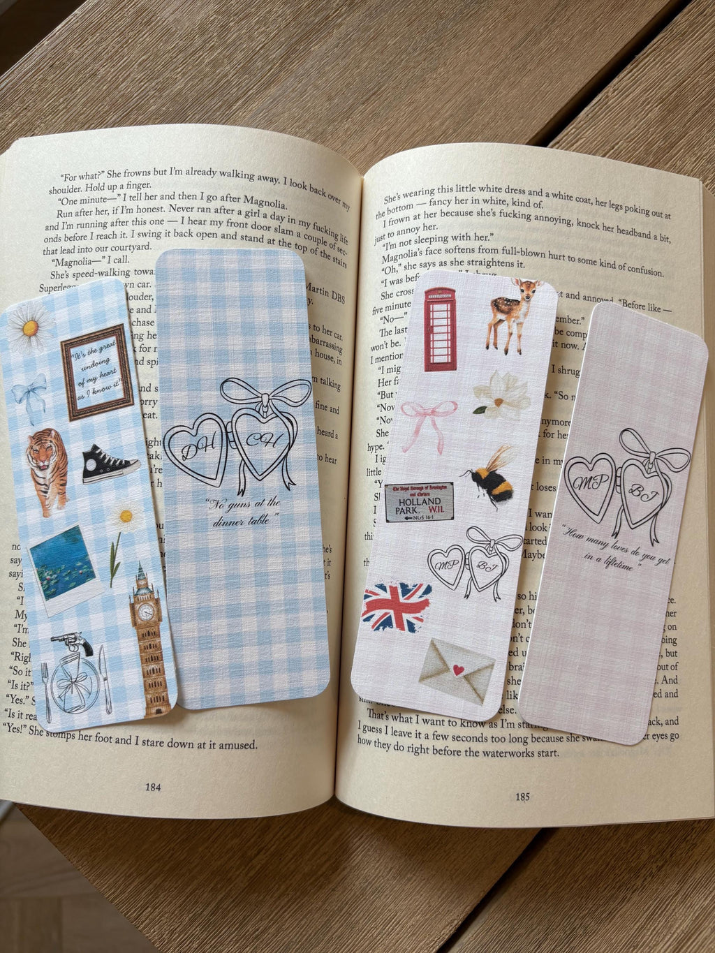 Magnolia Parks and Daisy Haites bookmarks