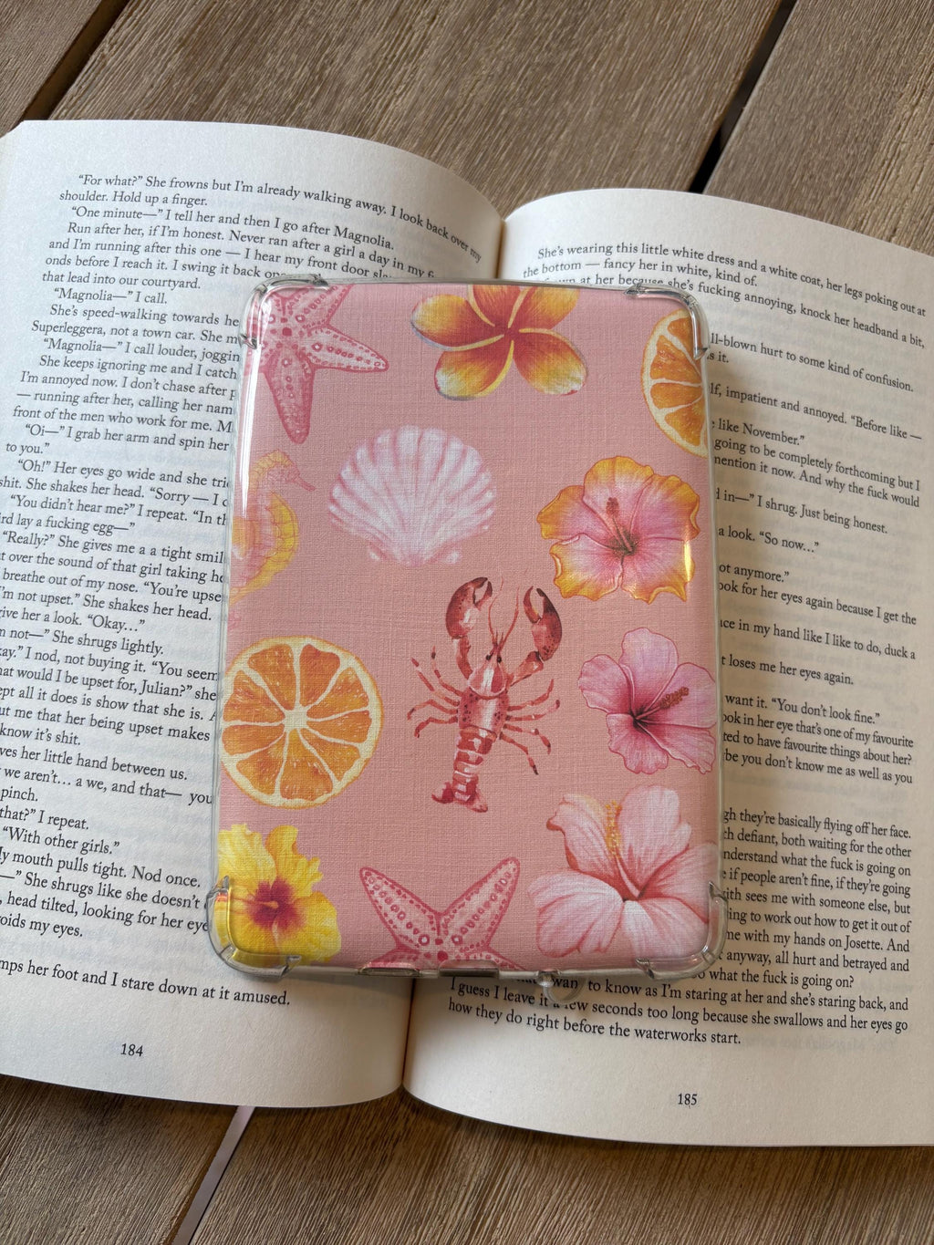 Pink Summer Coastal Kindle Insert