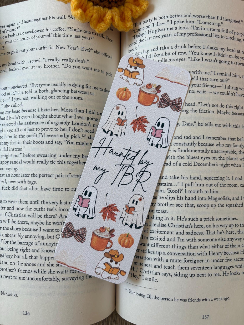 Autumn Theme Bookmarks: Cozy Season, Halloween, Bookish Gift