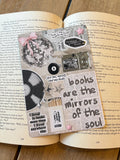 Silver Vintage Kindle Insert, Silver Theme