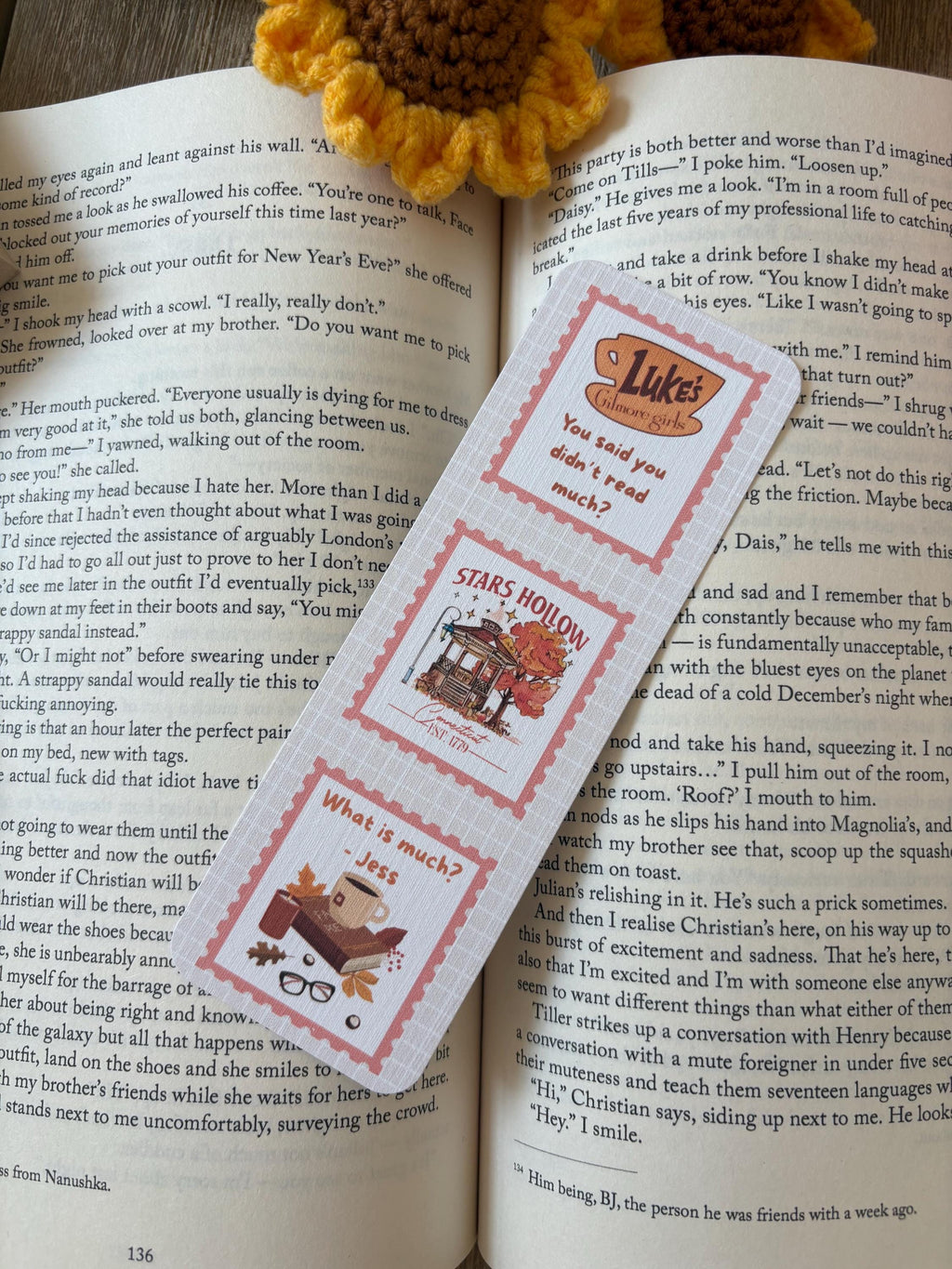 Gilmore Girls inspired Bookmarks