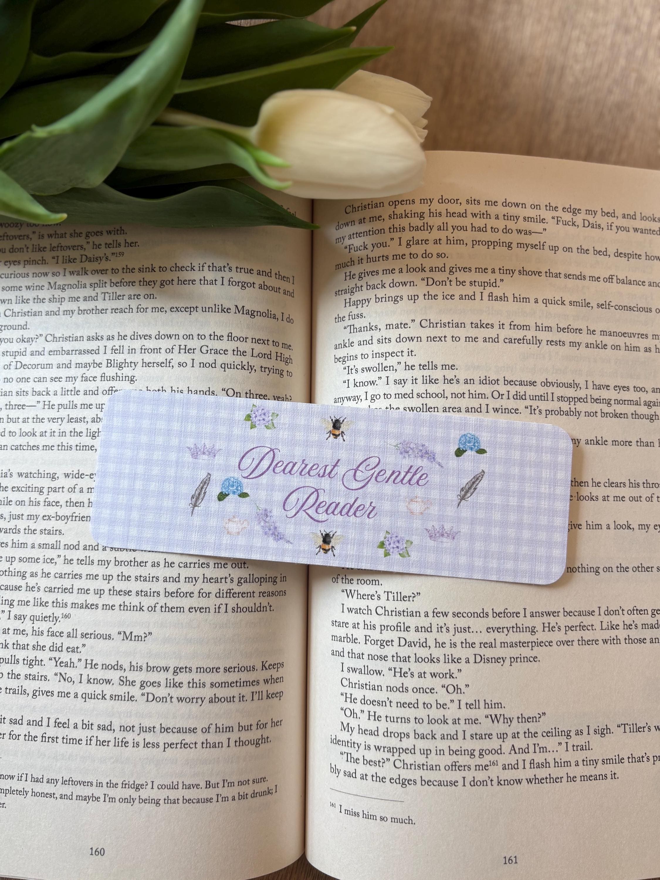 Bridgerton Inspired Bookmarks, Society papers & Dearest gentle reader design