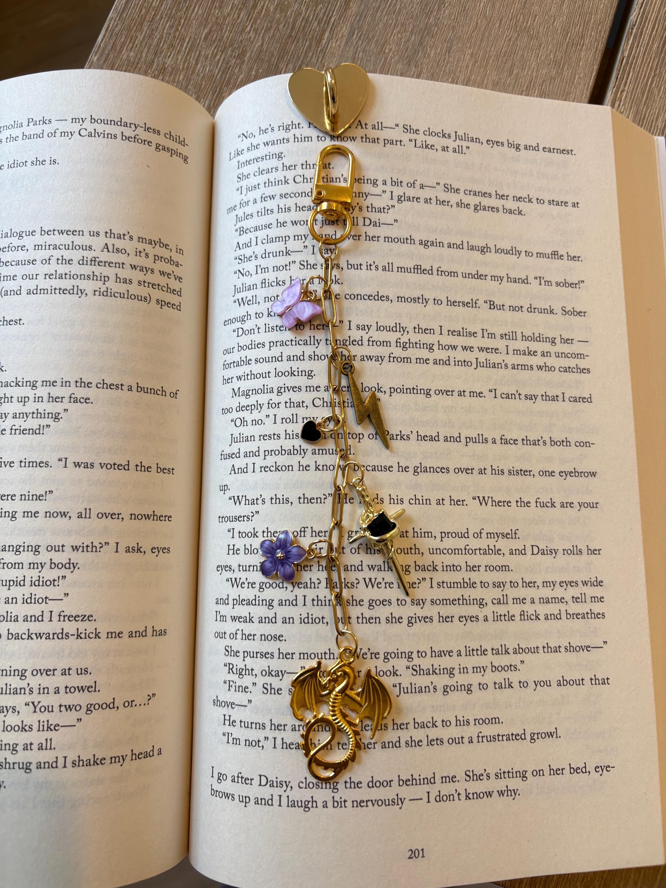 Fourth Wing Kindle Charm
