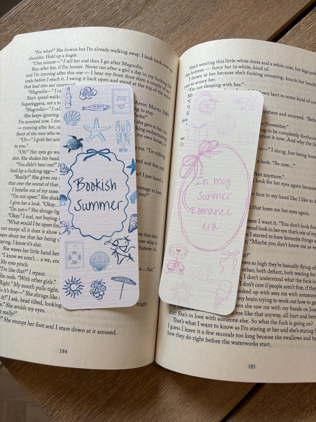 Bookish summer Bookmarks / in my summer romance era