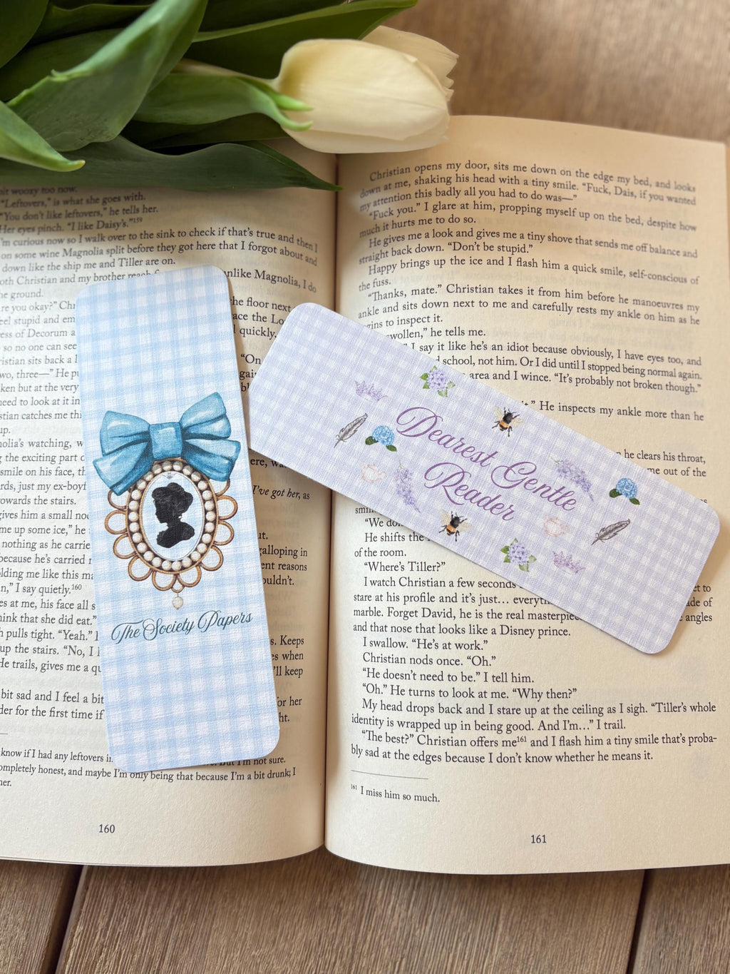 Bridgerton Inspired Bookmarks, Society papers & Dearest gentle reader design