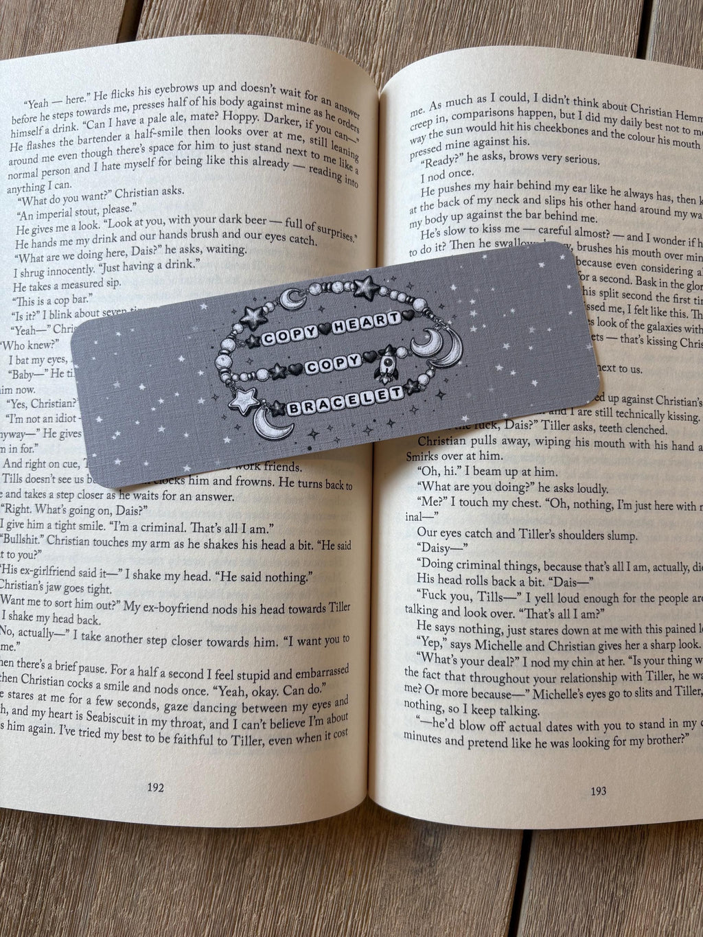 Copy, Moon Joy, Copy Heart, Copy Bracelet Artemis II inspired bookmarks
