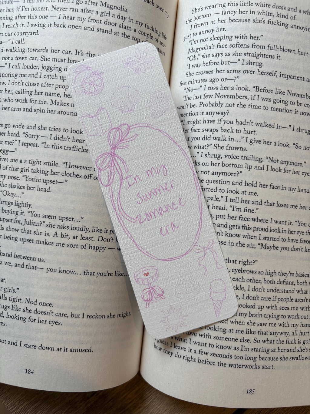 Bookish summer Bookmarks / in my summer romance era