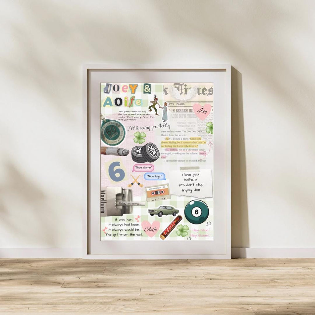 Boys of Tommen Collage Art Print: Bookish Decor