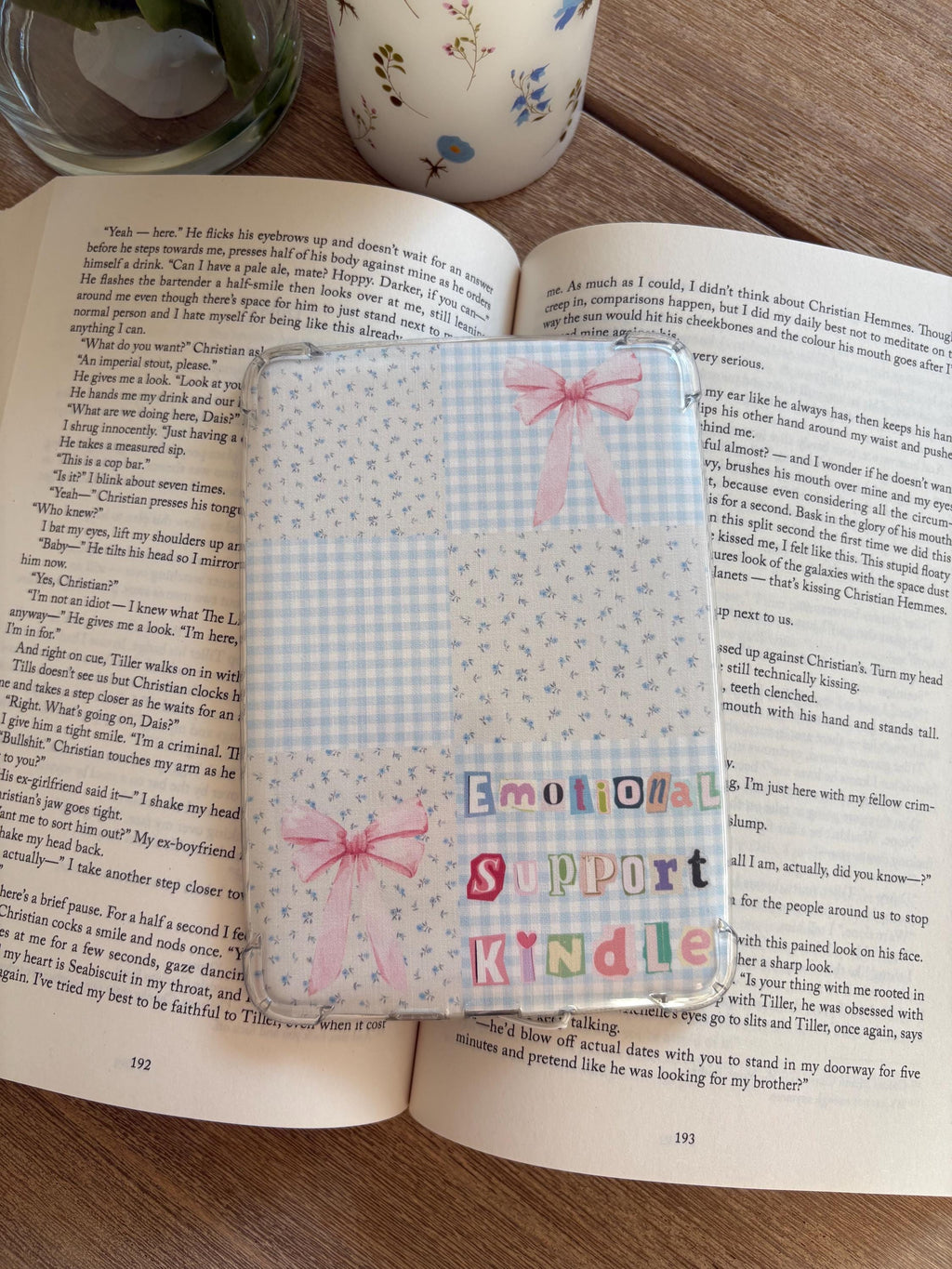Floral Kindle Insert: Emotional Support Design