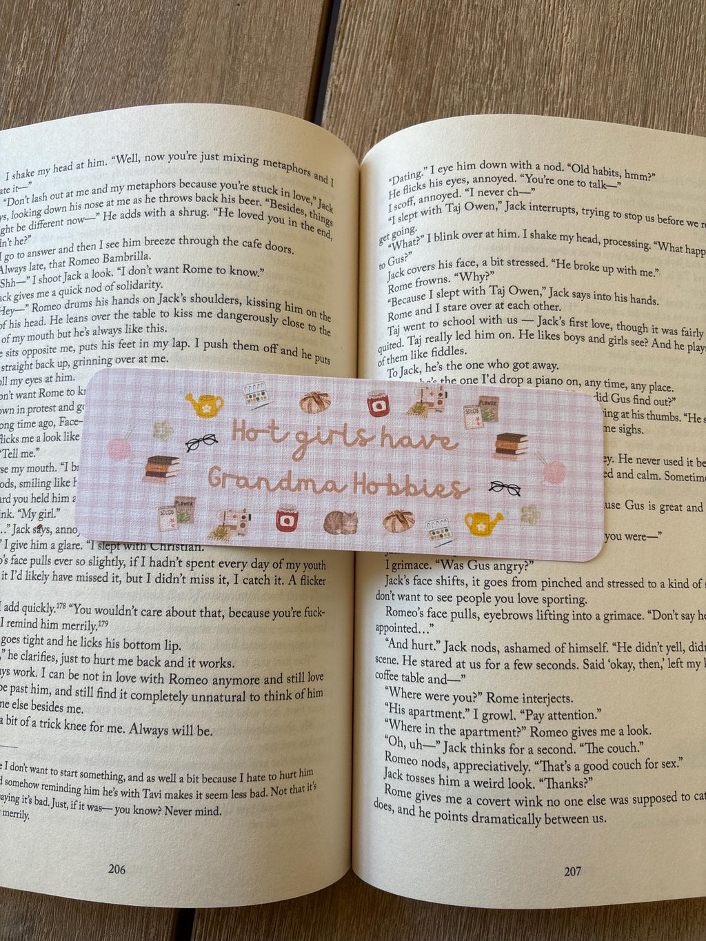 Hot Girls Have Grandma Hobbies Bookmark