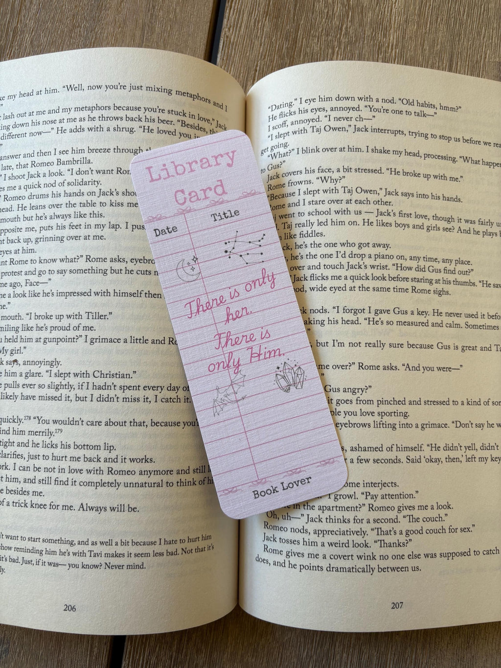 ZA Inspired Quote Bookmarks | Blue Means You & There Is Only Her