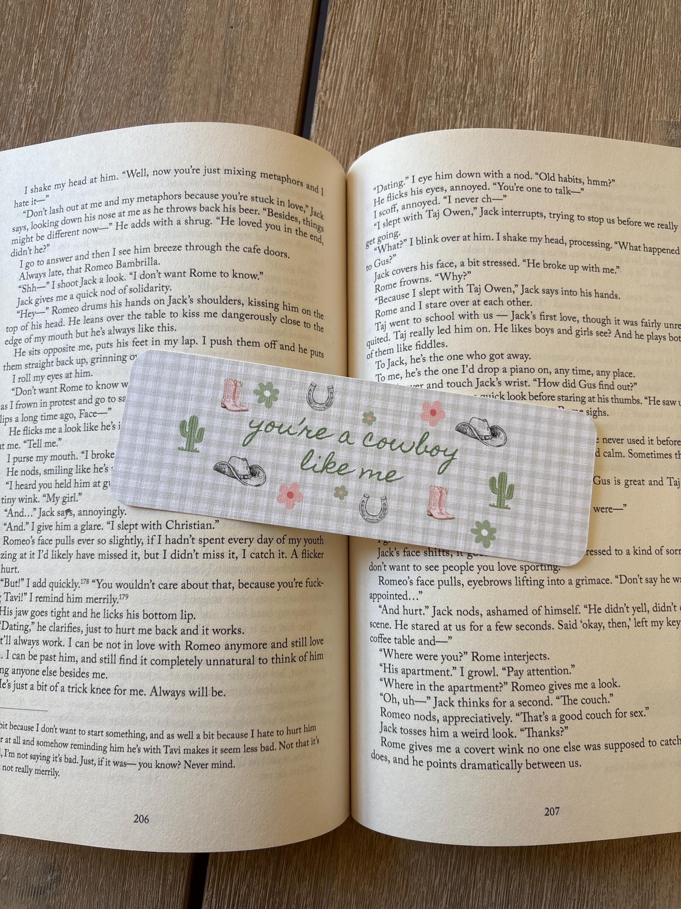 TS Bookmark "you’re a cowboy like me"